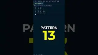 PATTERN-13|| TRIANGLE pattern in C++ programming 