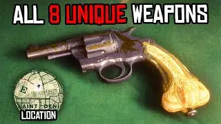 All 8 UNIQUE GUNS Locations in RDR 2 (Rare & Missable Weapons!)
