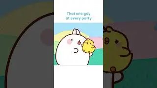 That one party freak #shorts #molangcartoons #funnycartoonsforkids