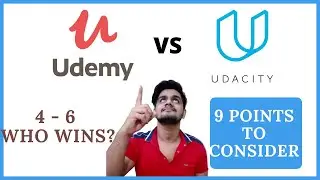 Udemy vs Udacity 2021 | 4-6, Who Wins ? | 9 Points to consider