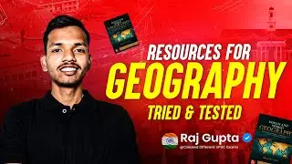 My Geography Booklist for UPSC CDS 1 2025,  UPSC NDA 1 2025 & UPSC CAPF 2025 🔥