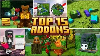🥇The 15 Best Minecraft Addons You’ve Never Tried! BEDROCK | MINECRAFT PE +1.21 