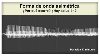 Forma de onda asimétrica
