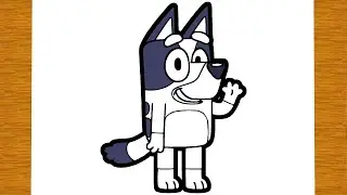 CÓMO DIBUJAR BLUEY | Dibujos para dibujar