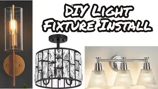 It's Easy to Install These Light Fixtures