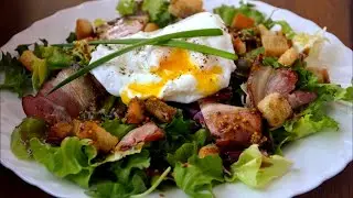 Lyonnaise Salad with poached eggs ☆ Maryana Recipe (+Eng. Sub.)