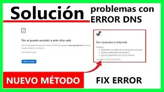 SOLUCIÓN DNS Error | Fix DNS Error | DNS_PROBE_FINISHED_NO_ INTERNET | DNS PROBE POSSIBLE SOLUTION