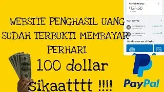 TERBUKTI MEMBAYAR HINGGA 100 DOLLAR PERHARI | WEBSITE PENGHASIL UANG | 2020