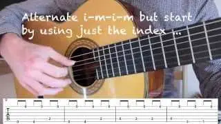 How to Play Malaguena | Classical Fingerstyle Guitar Lesson How to Play the Riff Free Tab