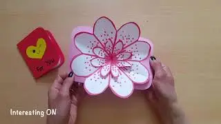present | How to make an origami paper present | paper craft | DIY