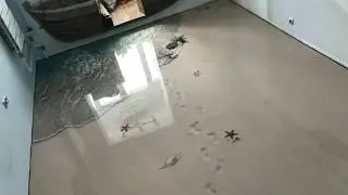 3д пол берег моря