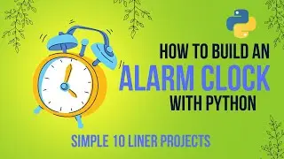 Make an ALARM with python | intermediate python projects | 263 Error Solved (with playsound) |