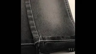 Cotton polyester spandex elastic denim fabric