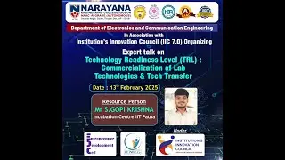 Awareness on Technology Readiness Level @NECG_F1