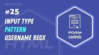 Master HTML in Darija Arabic #25 Input Attribute (pattern) Username Validation Example