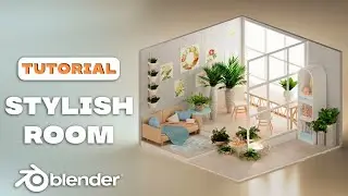 Stylish 3D Isometric Room in Blender - Modeling Tutorial For Beginners