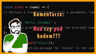 Komentarze w kodzie - A co jak napiszemy je pod?