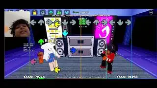 I play funky friday again and look in my face