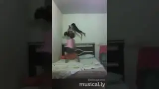 Menina quase quebrou a costela