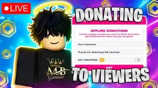 PLS DONATE LIVE! 🔴 DONATING TO EVERY VIEWERS I CAN! TTS ON!