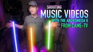 Shooting a Music Video with Came-TV Andromeda MkII RGB Tube lights.