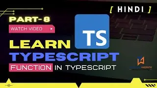 TypeScript Functions | Anonymous Function | Optional params | Typescript in [Hindi] 2022 |  Part-8
