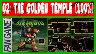 AM2R: Another Metroid 2 Remake - 02: Golden Temple - 100% Walkthrough