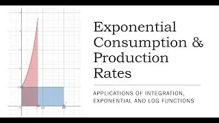Exponential Rates of Consumption and Production of Finite Resources