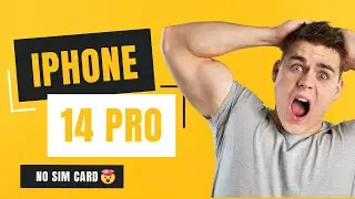 iPhone 14 Pro | WITHOUT SIM CARD! 😱😱😱