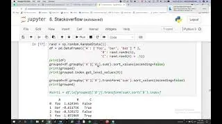 Python - How to window partition using group by transform