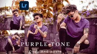 Lightroom Purple color Photo Edinting | Lightroom Photo editing |lr photo editing..