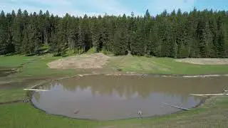 24-05-16 #3 No Fence Wetlands Drone Flight First Spring Construction & Planting Completed Fall 2023.