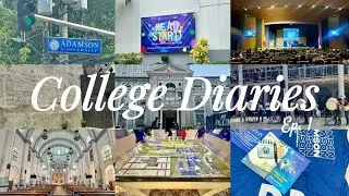 COLLEGE DIARIES Ep. 1 | Adamson University Freshmen Orientation, Pep Squad Performance & Campus Tour