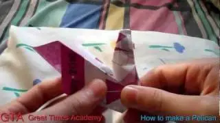 How-to Fold a Paper Pelican #9