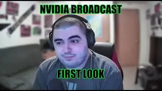First Look at Nvidia Broadcast with a crappy webcam
