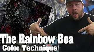 Mesmerizing Rainbow Boa Epoxy Pour | DIY Masterpiece Tutorial
