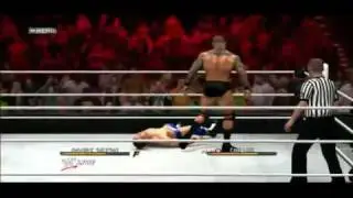 WWE '12 Randy Orton vs The Miz Gameplay