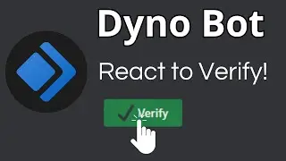 How To Setup a Discord Verification System With Dyno - ( Full Guide)