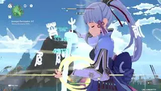 Genshin Impact: Ayaka vs Masanori (kazuha recem pego ajudando com tudo)