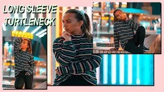 Creating the perfect turtleneck long sleeve
