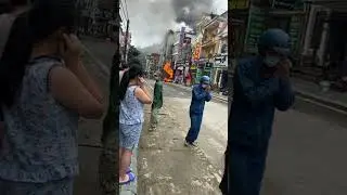 Cháy cửa hàng gas tại thị trấn Sa Pa - Lào Cai sang 11/08/2021 Phần 1