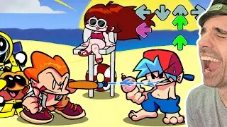 PICO TIENE PISTOLAS de AGUA en Friday Night Funkin Summer Vacation Mod !!
