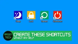 How to Create Shutdown, Restart, Lock Desktop Shortcuts [Windows 11 / 10 / 8 / 7]