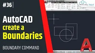 AutoCAD Boundary Command | How to Create Boundaries in AutoCAD - Complete Tutorial