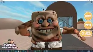 Escape CreepBob (Scary Obby) JUMPSCARES and Full game.