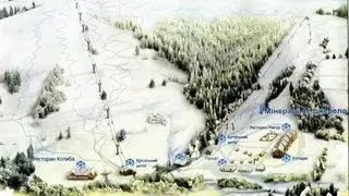 ИЗКИ  горнолыжный курорт в Карпатах.