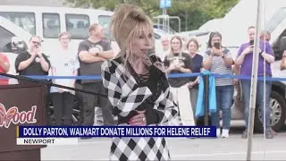 Dolly Parton, Walmart donate millions for Helene relief