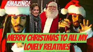 Johnny Depp wishes you a Merry Christmas