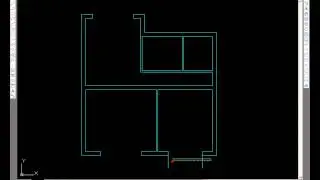 AutoCAD: How to draw a basic architectural floor plan.