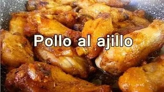 ALITAS DE POLLO FRITO AL AJILLO TRADICIONAL - Recetas de Cocina Faciles y rapidas y Economicas